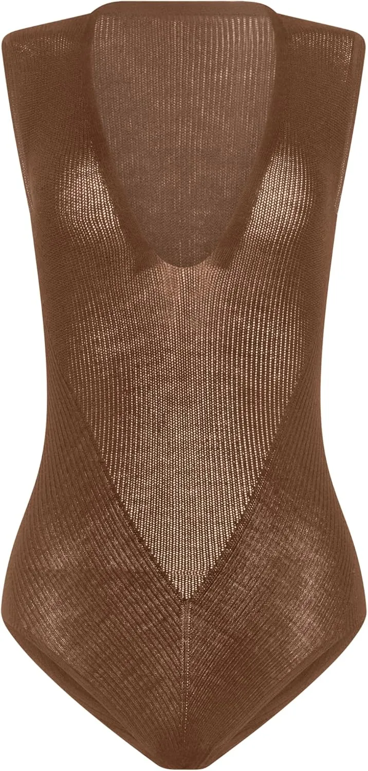 Wolford Aurora Rib Net Body For Women