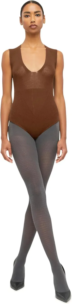 Wolford Aurora Rib Net Body For Women