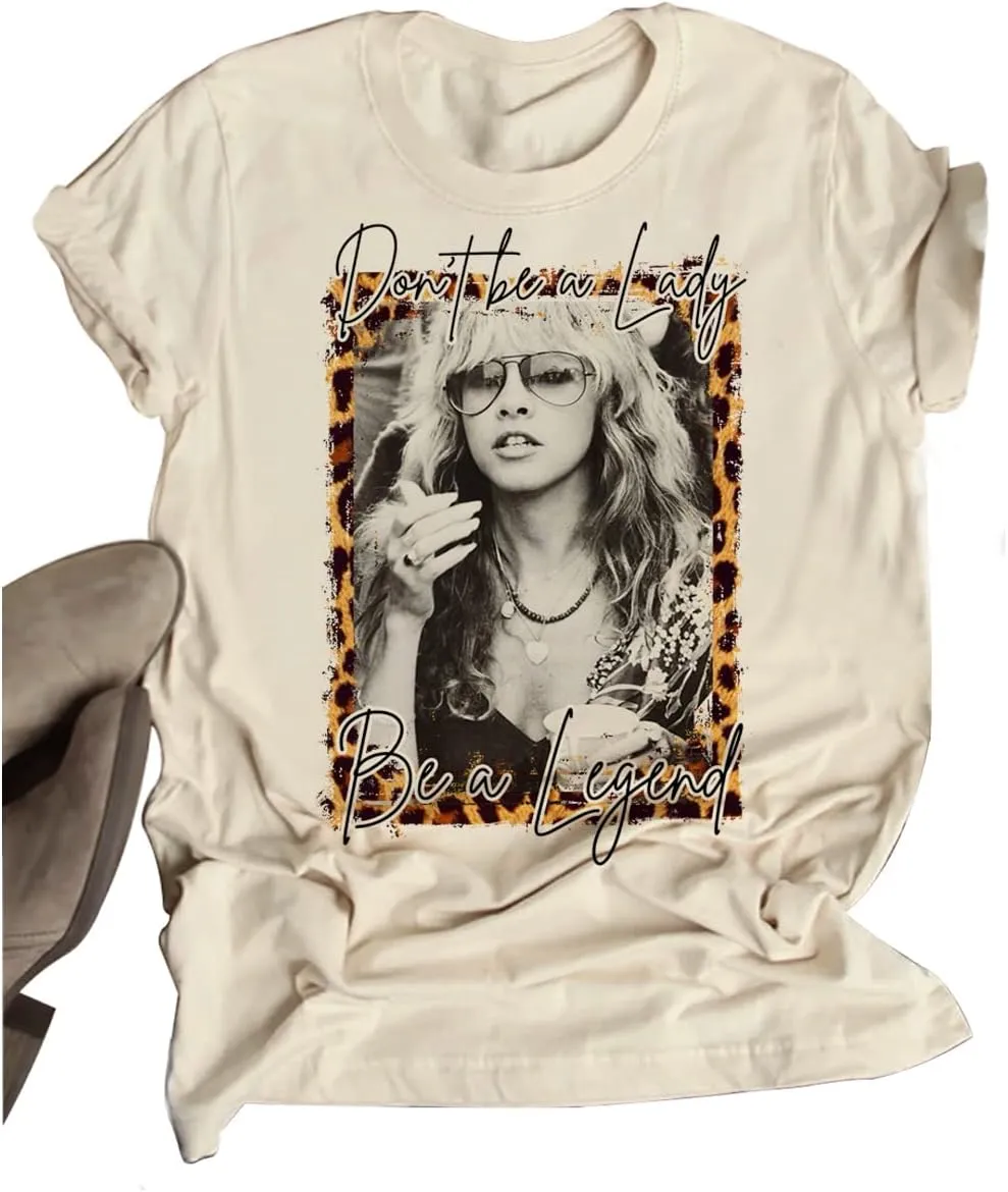 Women Vintage Graphic Tees for Women Rock Band T Shirt Casula Country Concert Outfits Short Sleeve Vintage Band Shirts