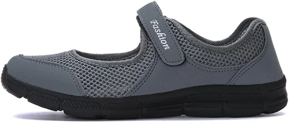 Women's Casual Walking Sneakers Lightweight Breathable Flat Mary Jane Shoes