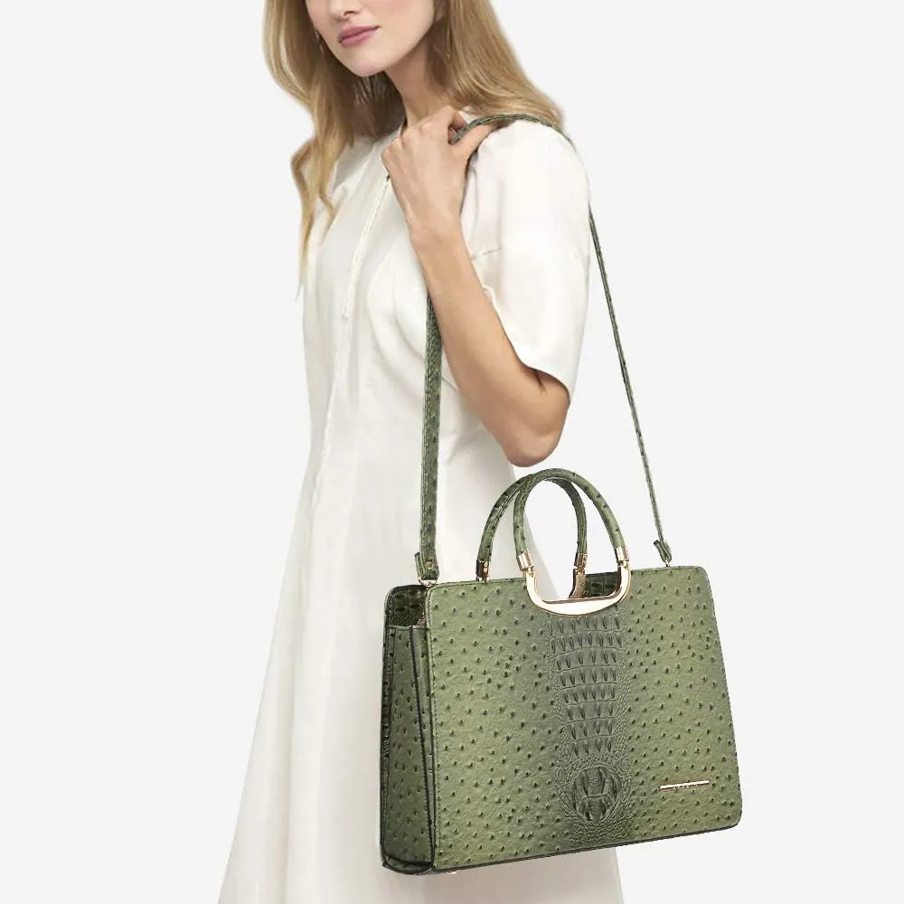 Womens Handbag Top Handle Shoulder Bag Tote Satchel Purse Work Bag with Matching Wallet