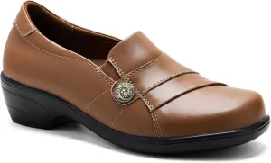 Women's Loafer Comfort Leather Slip On Dress Shoes for Office Business