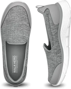 Womens Loafer for Plantar Fasciitis, Versatile Lightweight Womens Slip on Shoes with Arch Support, Orthopedic Cushioning Comfy Walking Shoes Women for Pain Relieve