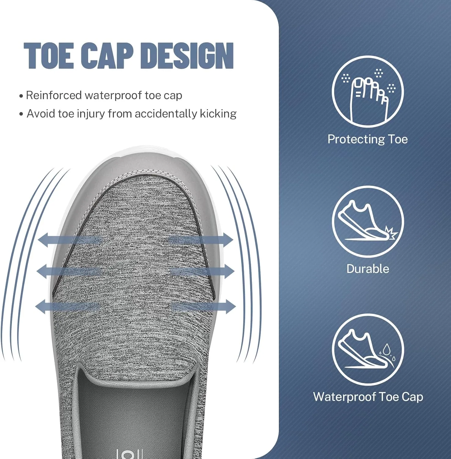 Womens Loafer for Plantar Fasciitis, Versatile Lightweight Womens Slip on Shoes with Arch Support, Orthopedic Cushioning Comfy Walking Shoes Women for Pain Relieve