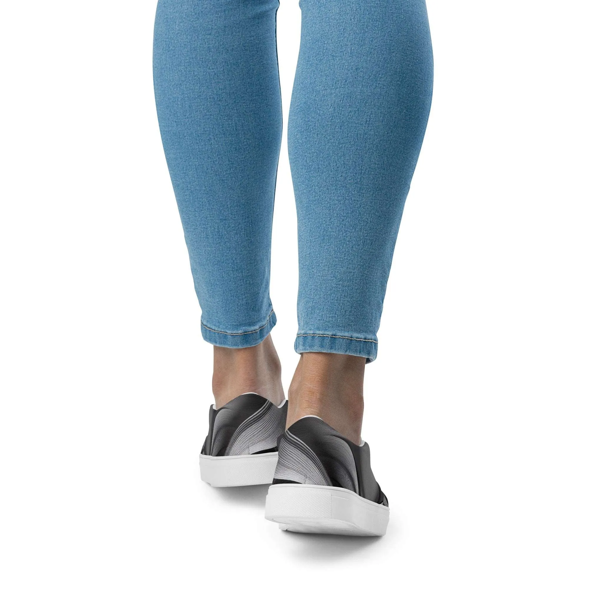 Women’s Slip-on Canvas Stamp-5