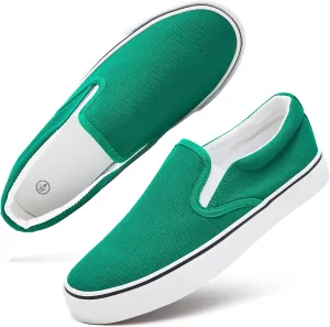 Women's Slip on Shoes Canvas Sneakers Loafers Non Slip Shoes Low Top Casual Shoes