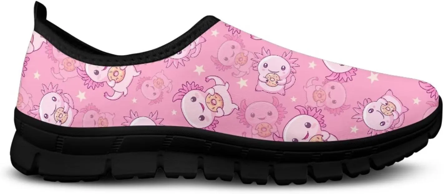 Women's Slip On Shoes Casual Low Top Flat Sneakers Non-Slip Comfort Breathable Footwear for Walking Tennis