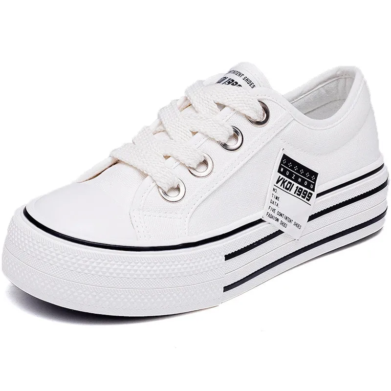 Women's Summer Mesh Breathable Versatile Korean Style Canvas Shoes