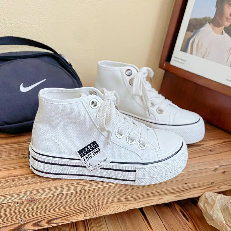 Women's Summer Mesh Breathable Versatile Korean Style Canvas Shoes
