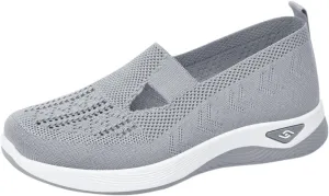 Women's Walking Shoes Orthotic Walking Sneakers Wide Width Non-Slip Sneakers Adjustable Breathable Platform Mesh Sandals