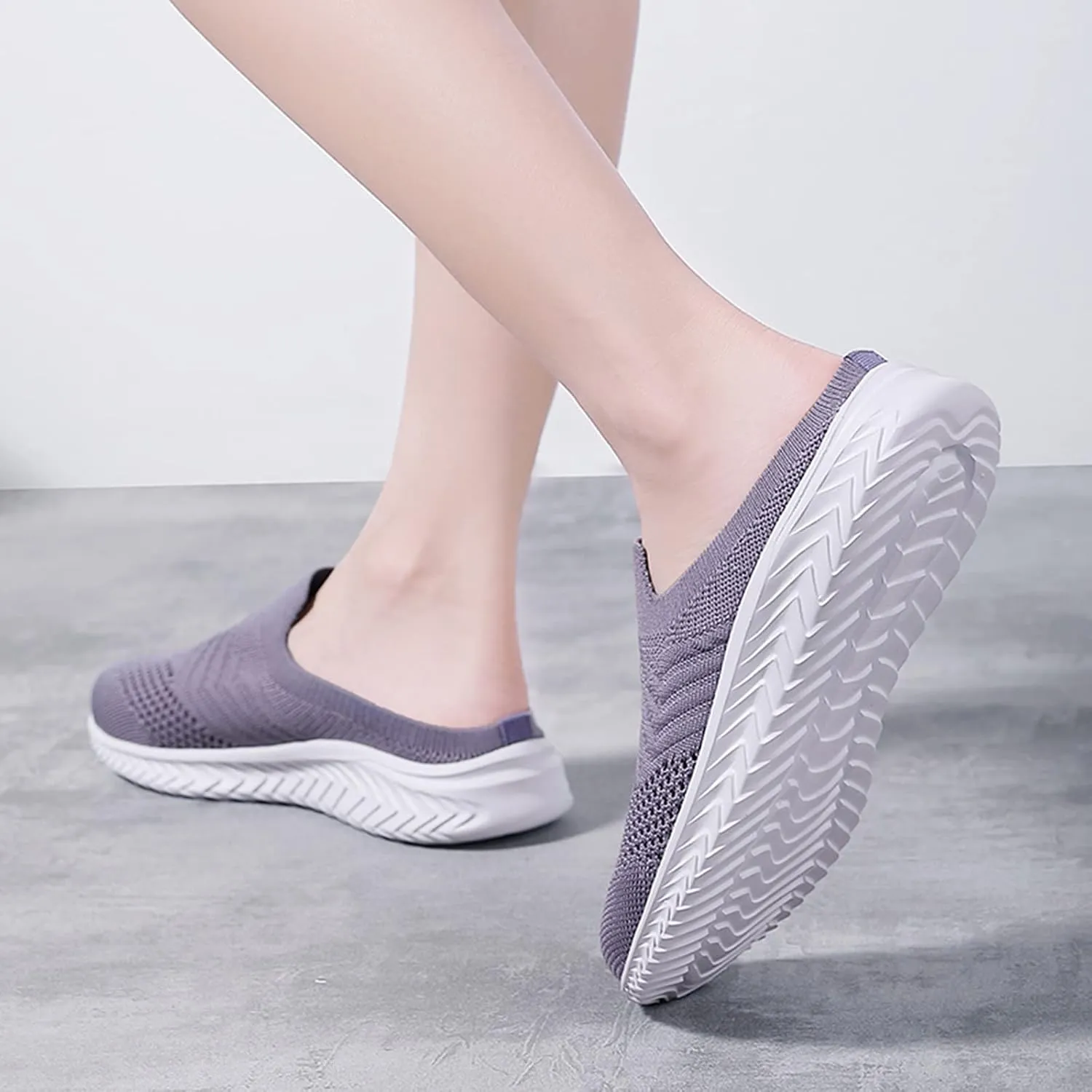Womens Walking Tennis Shoes Lightweight Orthopedic Loafers Casual Breathable Sneakers Comfortable Mules Casual Garden Clogs