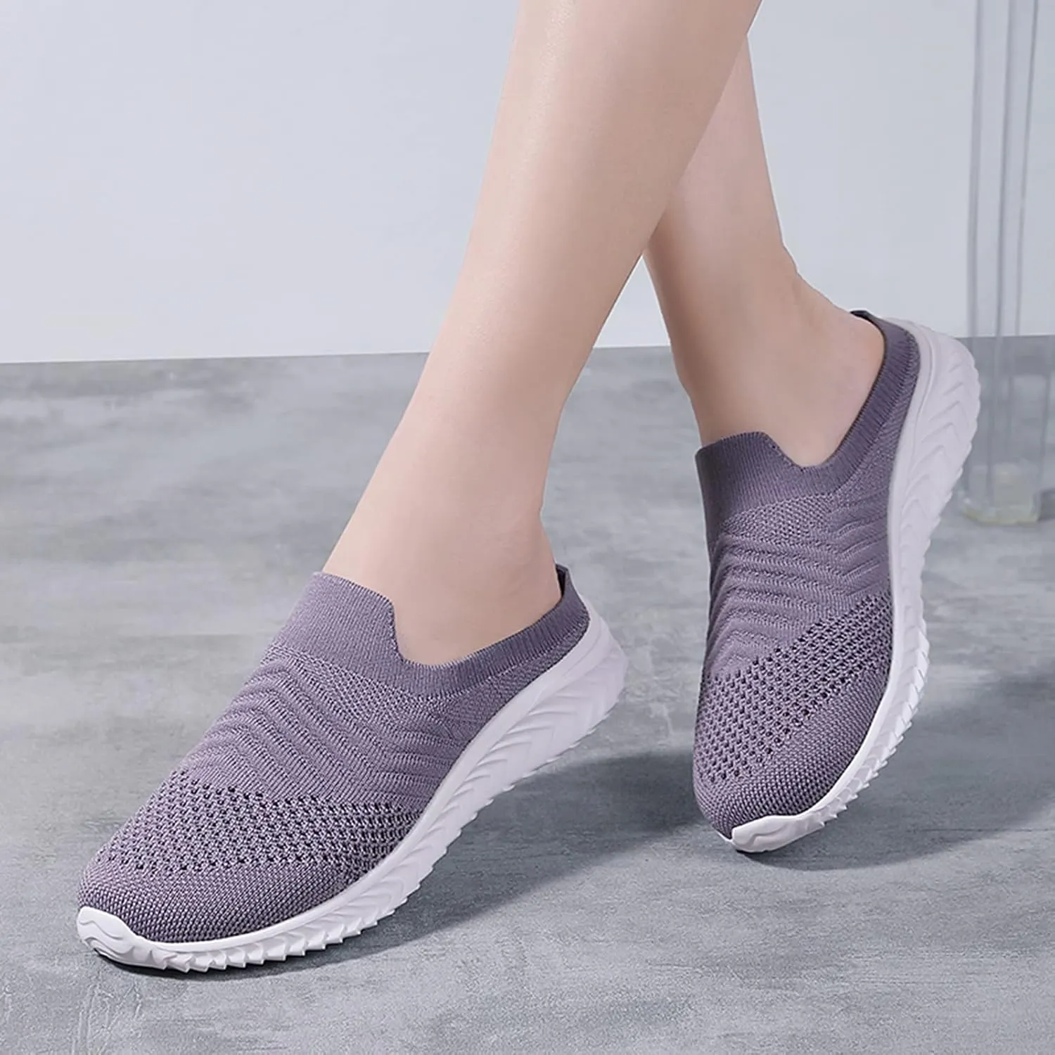 Womens Walking Tennis Shoes Lightweight Orthopedic Loafers Casual Breathable Sneakers Comfortable Mules Casual Garden Clogs