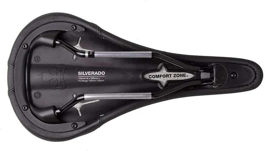 WTB Silverado Saddle, Bike Saddle, Black, 135mm x 280mm, 176g, Unisex-Adults