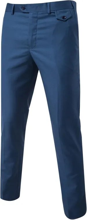XIAXOGOOL Mens Dress Pants Classic Slim Fit Flat Front Straight Leg Pants Business Work Casual Trousers with Pockets