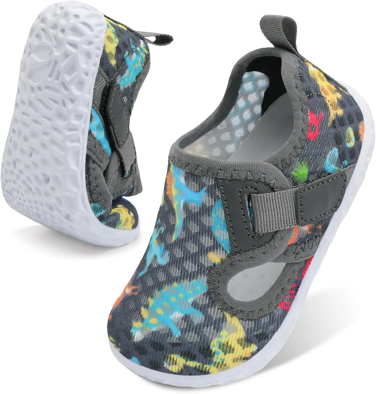 XIHALOOK Toddler Water Shoes for Boys Girls Kids Quick Dry Aqua Skin Barefoot for Beach Swim Pool River