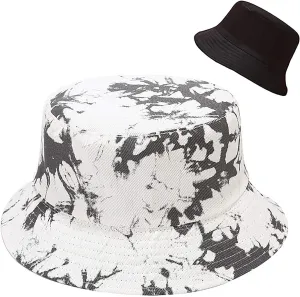 XYIYI Cute Bucket Hat Beach Fisherman Hats for Women, Reversible Double-Side-Wear