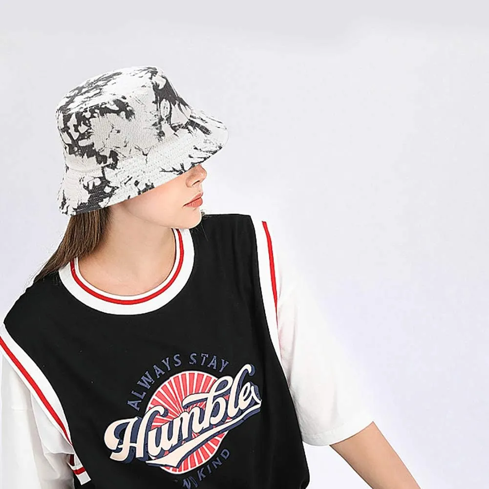 XYIYI Cute Bucket Hat Beach Fisherman Hats for Women, Reversible Double-Side-Wear