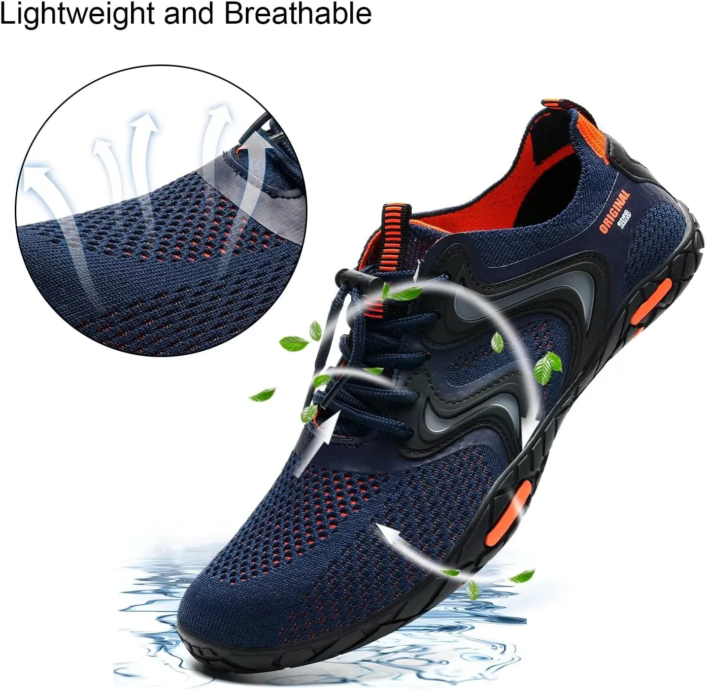 YALOX Water Shoes Men's Women's Swim Shoes Outdoor Beach Barefoot Quick-Dry Aqua Pool Socks Swimming Yoga Surfing Exercise