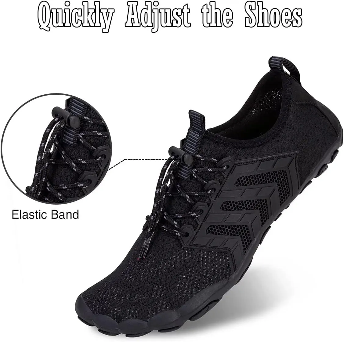 YALOX Water Shoes Men's Women's Swim Shoes Outdoor Beach Barefoot Quick-Dry Aqua Pool Socks Swimming Yoga Surfing Exercise