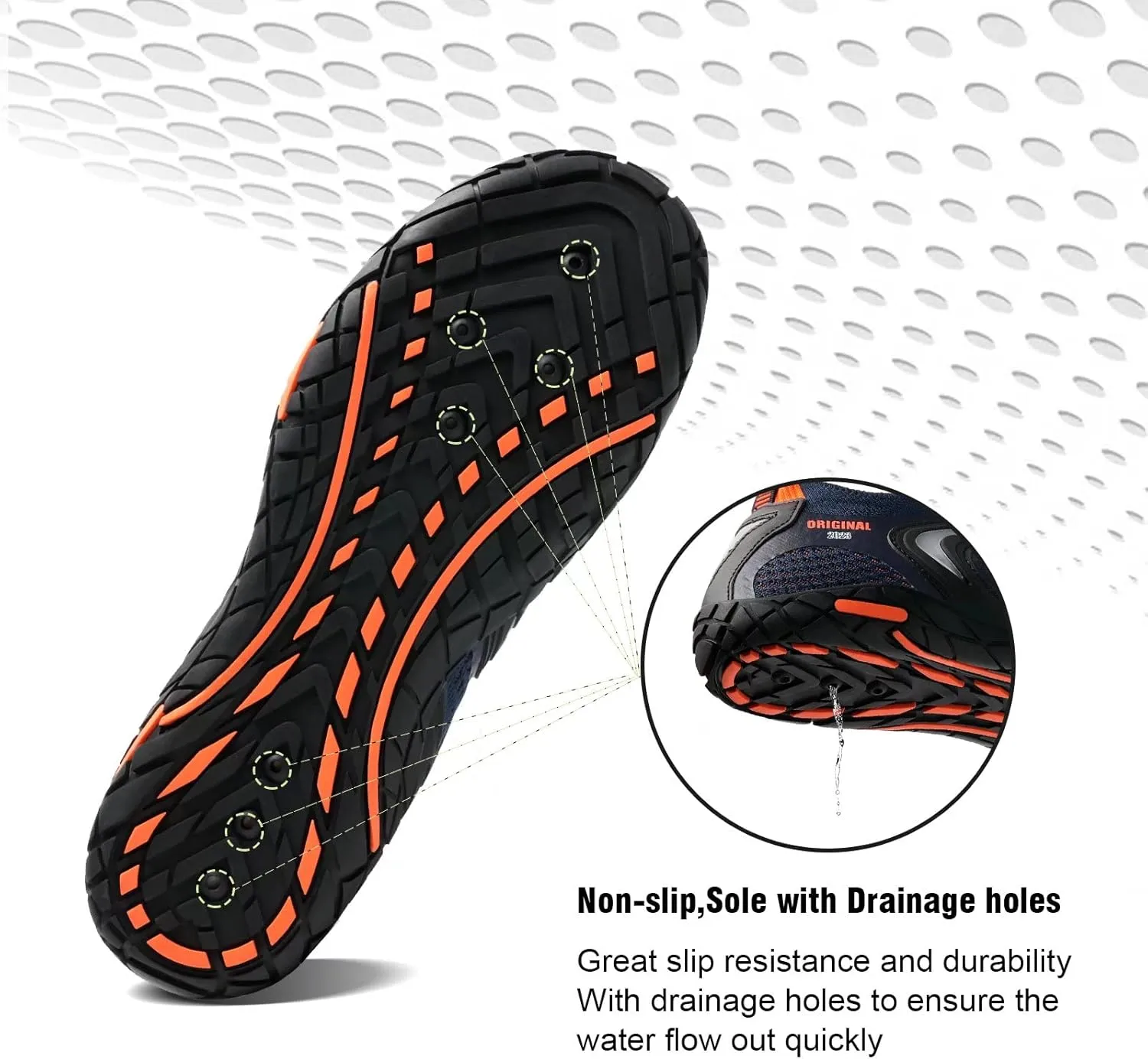 YALOX Water Shoes Men's Women's Swim Shoes Outdoor Beach Barefoot Quick-Dry Aqua Pool Socks Swimming Yoga Surfing Exercise