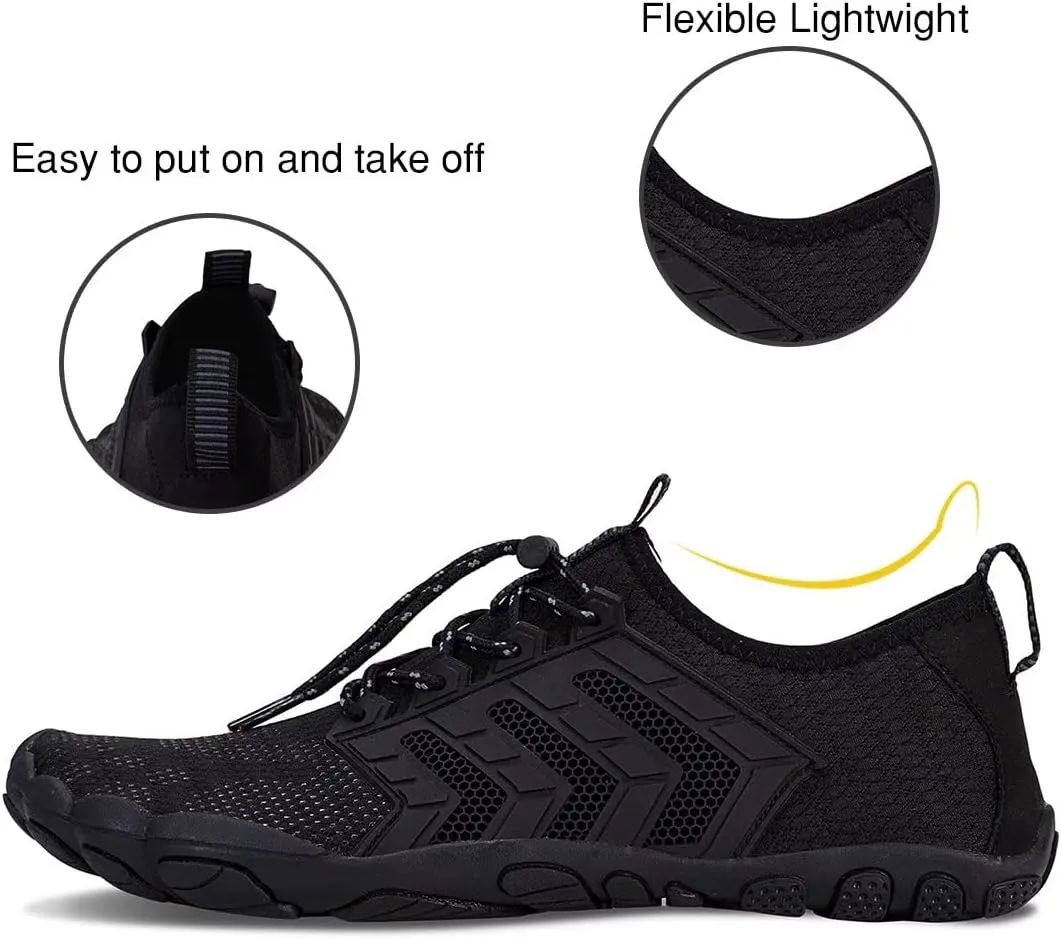 YALOX Water Shoes Men's Women's Swim Shoes Outdoor Beach Barefoot Quick-Dry Aqua Pool Socks Swimming Yoga Surfing Exercise