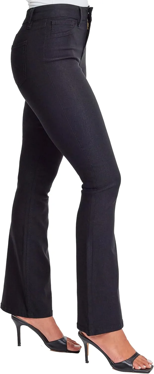 YMI Women's Hyperstretch Forever Color Flare Pants