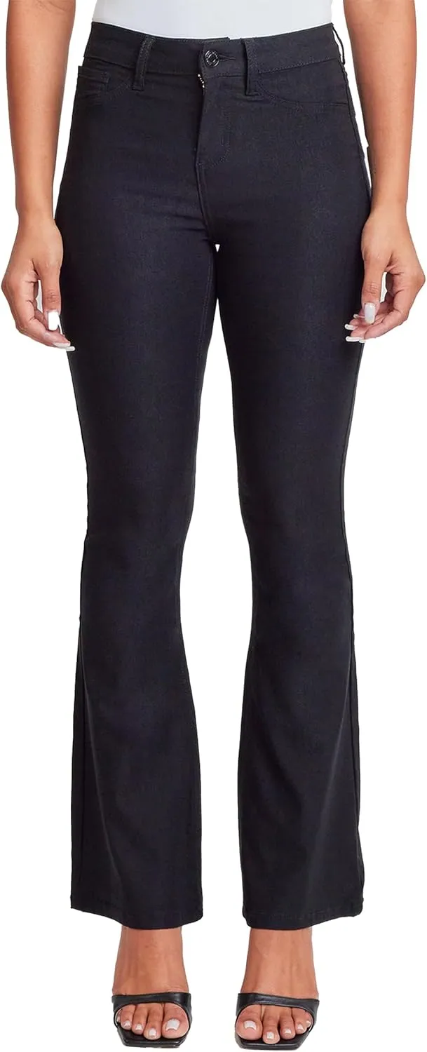 YMI Women's Hyperstretch Forever Color Flare Pants