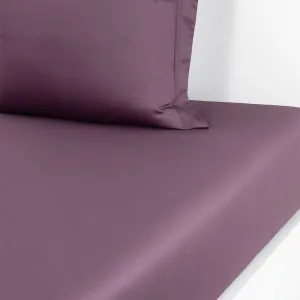 Yves Delorme Triomphe Iris Queen 63 x 81 in Fitted Sheet - Extra Soft and Warm Luxury Sheets, 100% Natural Organic French Bed Linens - Breathable and Durable