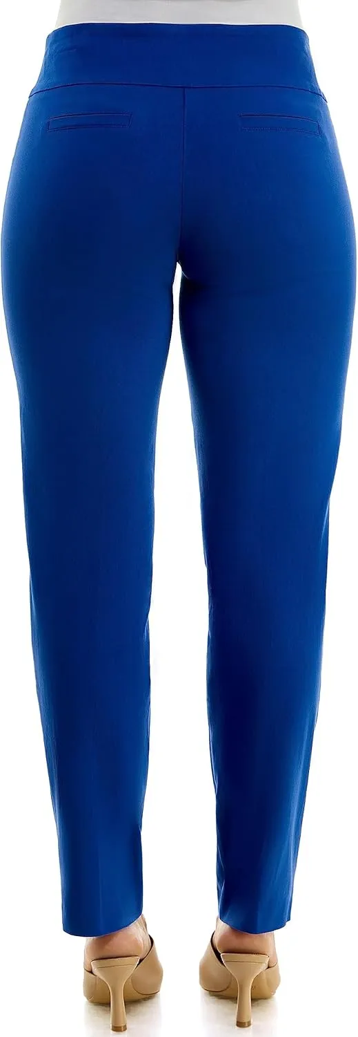 Zac & Rachel Women's Millennium Fabric - Slim Leg Pull-On Pant