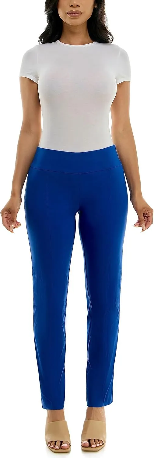 Zac & Rachel Women's Millennium Fabric - Slim Leg Pull-On Pant