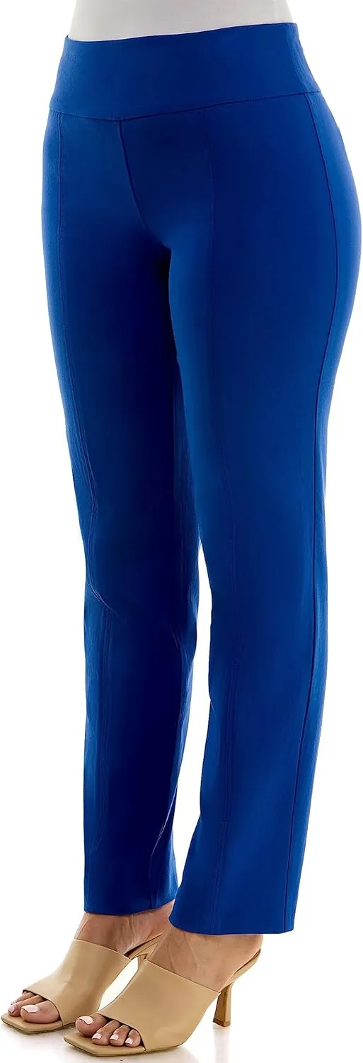 Zac & Rachel Women's Millennium Fabric - Slim Leg Pull-On Pant