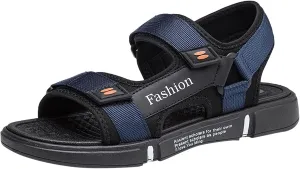 ZDLJYL Men's Sport Sandals With Adjustable Strap Non Slip Beach Water Friendly Sandal Casual Thick Cushion Fisherman Sandal