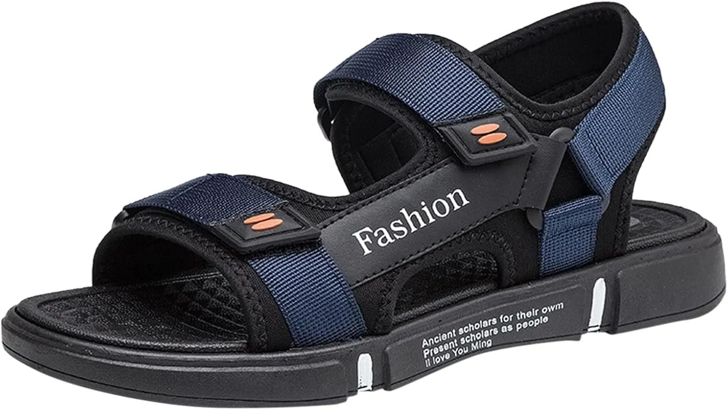 ZDLJYL Men's Sport Sandals With Adjustable Strap Non Slip Beach Water Friendly Sandal Casual Thick Cushion Fisherman Sandal
