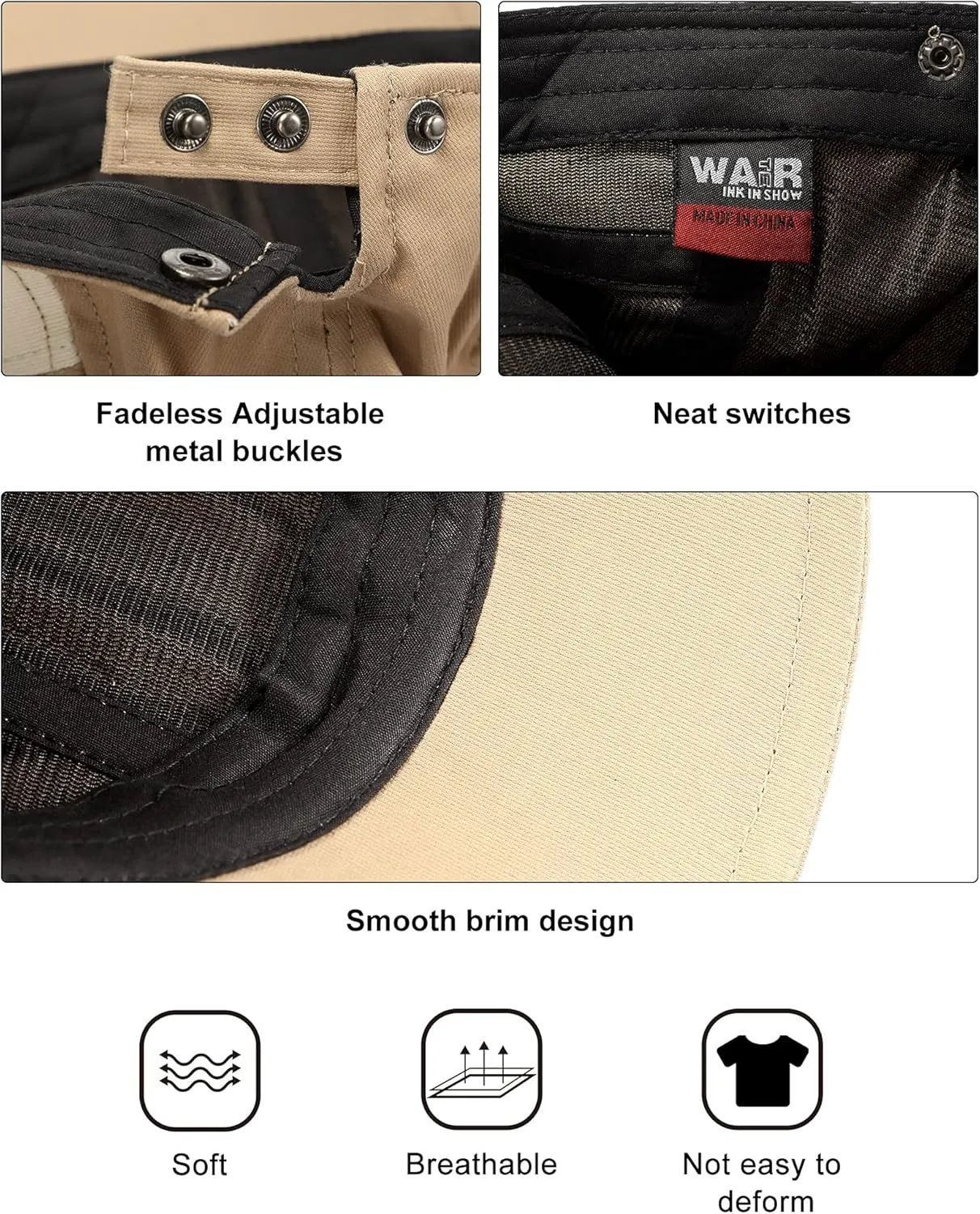 Zhanmai 4 Pieces Summer Cabbie Cap and Flat Cap - Ivy Cap Newsboy Hunting Hat for Men