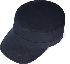 Zylioo Oversize XXL Army Cap,Plain Flat Top Military Cadet Hats,Breathable Dad Hat for Big Heads 22"-25"
