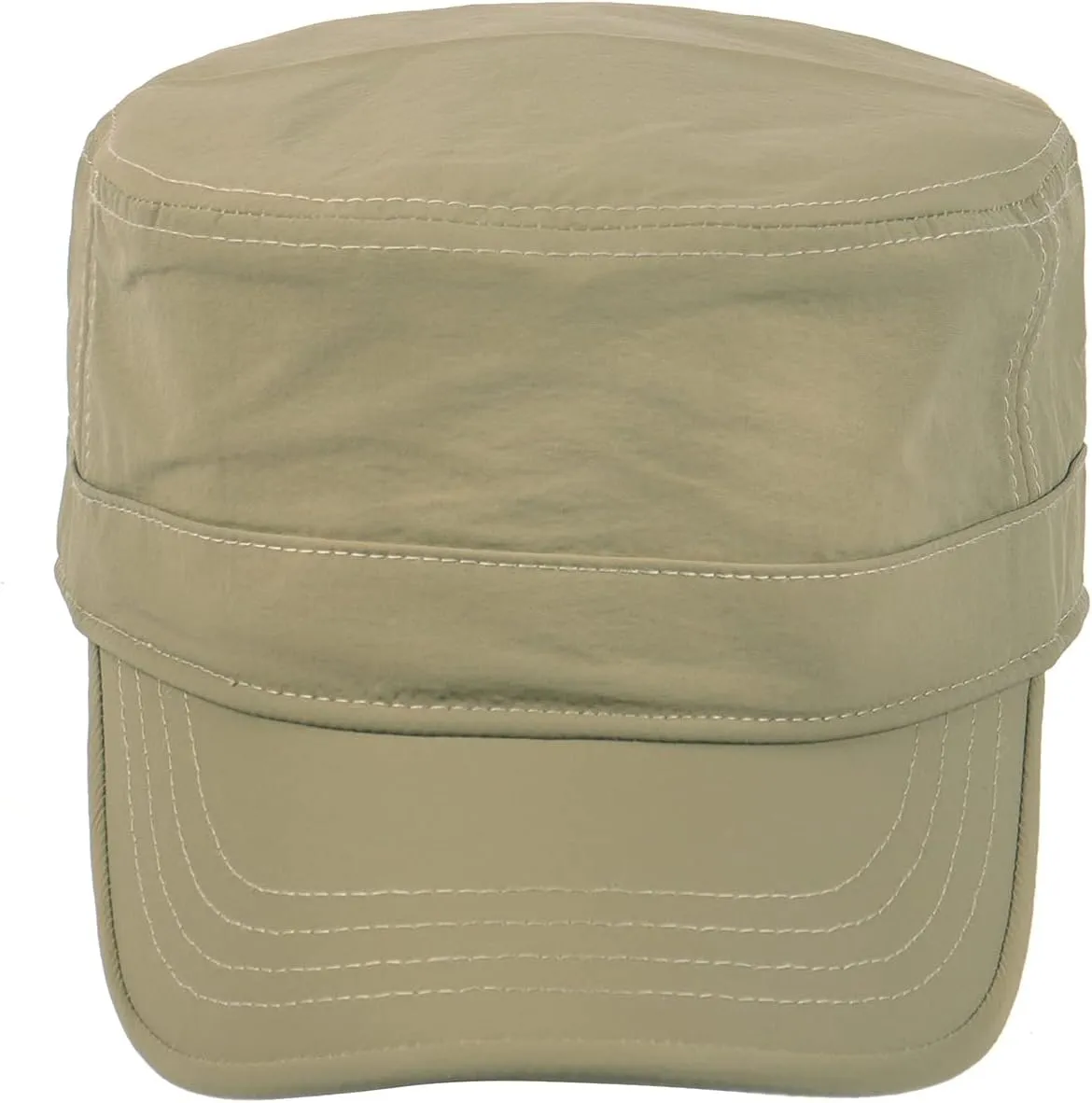 Zylioo Oversize XXL Quick Dry Army Cap,Waterproof Flat Top Cap,Breathable Military Hat for Big Heads 22"-25.5"